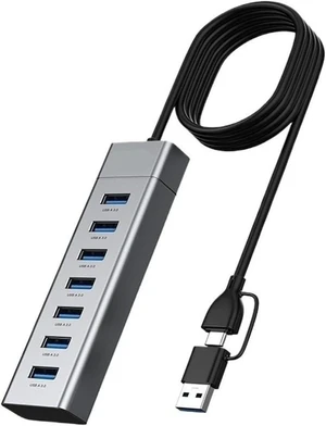 7 in 1 USB A Hub C HUB 3.0 5Gbps Fast Data Transfer 7 in 1 USB A Hub C HUB 3.0 5Gbps Fast Data Transfer