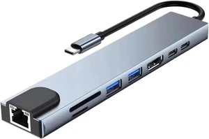 USB 8 in 1 Type C 3. to 4K HDTV Hub Adapter USB 8 in 1 Type C 3. to 4K HDTV Hub Adapter