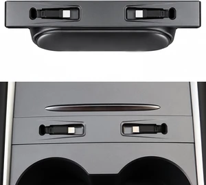 USB Hub for Tesla Model Y/3 Center Console Charger Hub with Retractable 3.3ft Type-C Fast Charging Cable for 2021-2024Model Y/2021-2023Model 3 USB Hub for Tesla Model Y/3 Center Console Charger Hub with Retractable 3.3ft Type-C Fast Charging Cable for 2021-2024Model Y/2021-2023Model 3