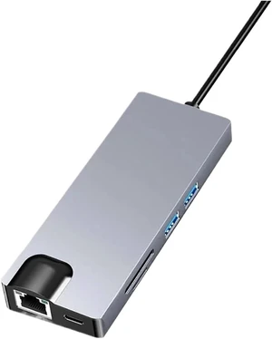 Gigabit Ethernet USB C HUB VGA HDMI Dual Video Docking Station Gigabit Ethernet USB C HUB VGA HDMI Dual Video Docking Station