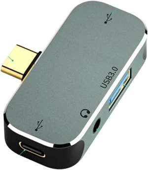 Powered Ty/pe C to USB to 3.5MM Jack USBC PD Powered Ty/pe C to USB to 3.5MM Jack USBC PD