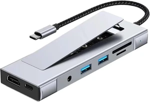 8-in-1 M.2 SSD Docking Station with Disk Storage 10Gbps 8-in-1 M.2 SSD Docking Station with Disk Storage 10Gbps