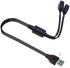 USB 2.0 to 1 Male Female Dual Data hub, Power Adapter and Distributor, charg*/ing Cord, Extension Cable 60CM 40CM(60CM,ST) USB 2.0 to 1 Male Female Dual Data hub, Power Adapter and Distributor, charg*/ing Cord, Extension Cable 60CM 40CM(60CM,ST)