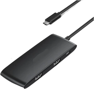 4K USB-C Hub 7 Ports Docking Station USB Adapter C to Dual HDMI 4K@60Hz 4K USB-C Hub 7 Ports Docking Station USB Adapter C to Dual HDMI 4K@60Hz