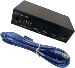 Universals USB Hubs 4 in 4 Out Controller Plugs and Play Function Seamlessly Connection to Computers and Instrument Low Latency Adapters Universals USB Hubs 4 in 4 Out Controller Plugs and Play Function Seamlessly Connection to Computers and Instrument Low Latency Adapters