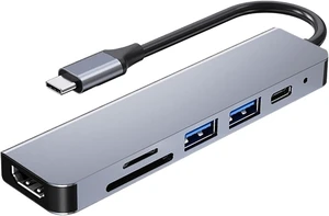 6 in 1 USB C Hubs Ty/pe 3.0 Adapter 6 in 1 USB C Hubs Ty/pe 3.0 Adapter