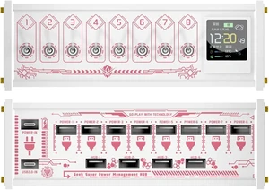 8-Port USB Hub with Individual Switches, 36W Data & Charging Station 8-Port USB Hub with Individual Switches, 36W Data & Charging Station