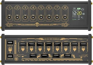 8 Port USB Switch, Modular USB Hub Docking Station, Independent Control, Data Transmission, 8 USB Output Ports+4 Data Transfer Ports + 2 Type-c Ports, for Boyfriend Gift Black 8 Port USB Switch, Modular USB Hub Docking Station, Independent Control, Data Transmission, 8 USB Output Ports+4 Data Transfer Ports + 2 Type-c Ports, for Boyfriend Gift Black