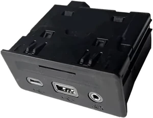 USB Interface Hub with Aux and USB Type-C Port Compatible with GM Explorer Models Replacing Part Numbers 13529861 and 13526278 USB Interface Hub with Aux and USB Type-C Port Compatible with GM Explorer Models Replacing Part Numbers 13529861 and 13526278