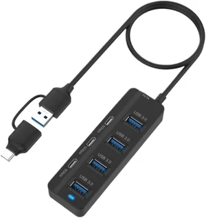 USB C Hub 7 Ports USB3 0 to USB C HUB 4 USB3 0 Ports 3 USB C Ports Compatible with Thunderbolt 3 Thunderbolt 4 USB C Hub 7 Ports USB3 0 to USB C HUB 4 USB3 0 Ports 3 USB C Ports Compatible with Thunderbolt 3 Thunderbolt 4