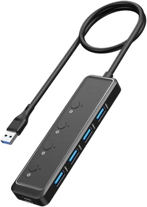 5 Ports USB Hub Compatible with Pro Air PC Laptops Type C to USB 3 0 Power Adapter 5 Gbps Speed 5 Ports USB Hub Compatible with Pro Air PC Laptops Type C to USB 3 0 Power Adapter 5 Gbps Speed