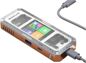 G71 7 in 1 Aluminum Alloy Office Docking Station Screen Display G71 7 in 1 Aluminum Alloy Office Docking Station Screen Display