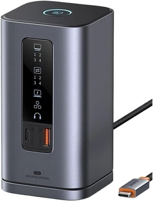 12-in-1 USB C HUB to HDMI 4K@60Hz Dual Display USB 3.2 Adapter with RJ45 SD TF PD 100W Docking Station for Window Mac Hub 12-in-1 USB C HUB to HDMI 4K@60Hz Dual Display USB 3.2 Adapter with RJ45 SD TF PD 100W Docking Station for Window Mac Hub