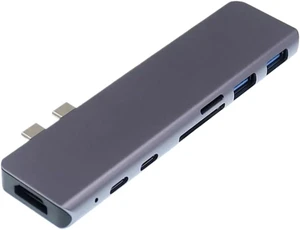 USB 3.1 Type-C Hub to HDMI Adapter 4K PD 100W USB C Hub 3.0 TF SD Reader Slot PD Compatible with Air Pro M3 M2 M1 Chip USB 3.1 Type-C Hub to HDMI Adapter 4K PD 100W USB C Hub 3.0 TF SD Reader Slot PD Compatible with Air Pro M3 M2 M1 Chip