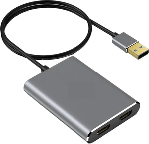 USB 3.0 to Dual HDMI-com/patible Adapter 4K@30Hz Docking Station Hub USB 3.0 to Dual HDMI-com/patible Adapter 4K@30Hz Docking Station Hub