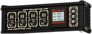 8 Port USB Docking Station, Retro Desktop Power Hub, Independent Control, with 1.54" IPS Color Screen Custom Image, for Mice USB, Flash Drives, Phones and Office Gadgets 8 Port USB Docking Station, Retro Desktop Power Hub, Independent Control, with 1.54" IPS Color Screen Custom Image, for Mice USB, Flash Drives, Phones and Office Gadgets