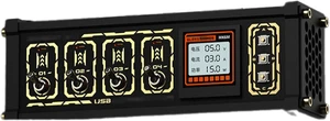 8 Port USB Switcher, 8 Port USB Docking Station with Led Display, Custom Image, 10 Levels of Adjustable Brightness, Independent Control, for Electronic Devices 8 Port USB Switcher, 8 Port USB Docking Station with Led Display, Custom Image, 10 Levels of Adjustable Brightness, Independent Control, for Electronic Devices