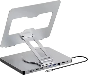 USB C Hub Stand 10 in 1 Docking Station 4K 60Hz HDMI RJ45 SD/TF Card Reader USB 3.0 for Laptop Tablet USB C Hub Stand 10 in 1 Docking Station 4K 60Hz HDMI RJ45 SD/TF Card Reader USB 3.0 for Laptop Tablet
