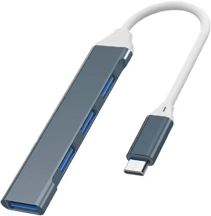 4 Ports USB C Docking Station TY>pe HUB 3 5Gbps High Speed Transmission Splitter Adapter OTG for(Type-C White Line) 4 Ports USB C Docking Station TY>pe HUB 3 5Gbps High Speed Transmission Splitter Adapter OTG for(Type-C White Line)