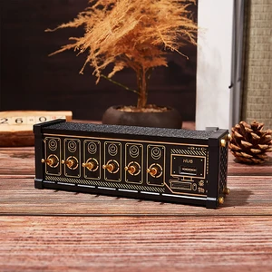 6 Port USB C Hub with Metal Toggle Switches, 9 USB Ports Docking Station, Type-C Splitter with 5V Input, Adaptive Power Output, PCB Immersion Gold Process, Black with Gold Accents 6 Port USB C Hub with Metal Toggle Switches, 9 USB Ports Docking Station, Type-C Splitter with 5V Input, Adaptive Power Output, PCB Immersion Gold Process, Black with Gold Accents