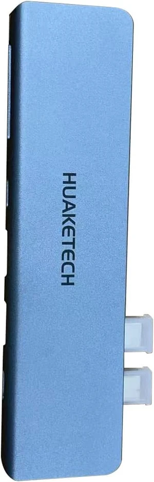 HUAKETECH USB C Hub Adapter 6-in-1 for MacBook, Dual USB Type-C to Multi-Port Converter, Blue HUAKETECH USB C Hub Adapter 6-in-1 for MacBook, Dual USB Type-C to Multi-Port Converter, Blue