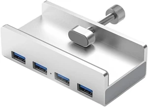 Aluminum Alloy USB 3.0 Docking Station Fixed Clip Adjustable Thickness Aluminum HUB Clip Converter Hub Fixed(USB3.0 4) Aluminum Alloy USB 3.0 Docking Station Fixed Clip Adjustable Thickness Aluminum HUB Clip Converter Hub Fixed(USB3.0 4)