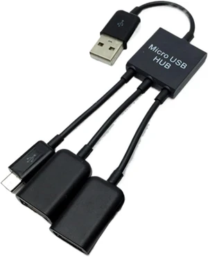 USB 2.0 2 Port HUB with m;ic/ro USB Cable for S3 S4 S5 Smartphone and Computer USB 2.0 2 Port HUB with m;ic/ro USB Cable for S3 S4 S5 Smartphone and Computer