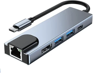 C Hub to -Compatible Rj45 100M VGA Adapter OTG Thunderbolt 3 Dock with PD TF SD.(5in1) C Hub to -Compatible Rj45 100M VGA Adapter OTG Thunderbolt 3 Dock with PD TF SD.(5in1)