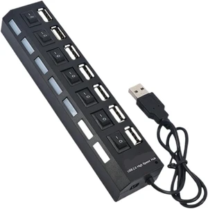 USB 2.0 Power Adapter 4/7 Ports Universal USB HUB Splitter USB2.0 HUB Multiple Expander Switch Docking Stations(7 Ports) USB 2.0 Power Adapter 4/7 Ports Universal USB HUB Splitter USB2.0 HUB Multiple Expander Switch Docking Stations(7 Ports)