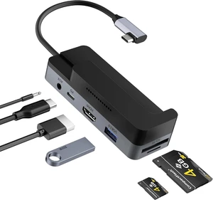 doqo USB C Hub for ipad,6-in-1 Adapter for iPad Pro 12.9/11/10.9 inch iPad Air 5 4 iPad mini 6 Docking Station with 4K@30hz HDMI, USB-C 100W PD, SD/TF Card Reader, USB 3.0, 3.5mm Audio Jack doqo USB C Hub for ipad,6-in-1 Adapter for iPad Pro 12.9/11/10.9 inch iPad Air 5 4 iPad mini 6 Docking Station with 4K@30hz HDMI, USB-C 100W PD, SD/TF Card Reader, USB 3.0, 3.5mm Audio Jack