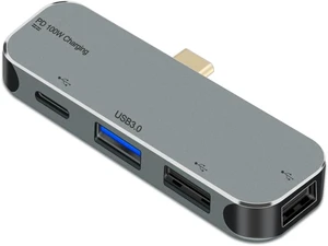 USB C Hub,Efficient Time Saving 5in1 Type C to USB-C/USB 3.0/USB 2.0 Hub Compatible with Smartphone,Tablet,Laptop and More Type C Devices USB C Hub,Efficient Time Saving 5in1 Type C to USB-C/USB 3.0/USB 2.0 Hub Compatible with Smartphone,Tablet,Laptop and More Type C Devices