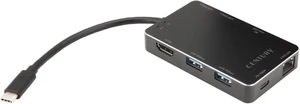Century USB Type-C Connected USB 5Gbps Hub, HDMI, SD Card Reader, 2.5 Gigabit LAN, PD100W Compatible Docking Station CD-UHSL25P100_FP Century USB Type-C Connected USB 5Gbps Hub, HDMI, SD Card Reader, 2.5 Gigabit LAN, PD100W Compatible Docking Station CD-UHSL25P100_FP