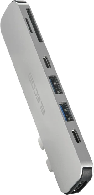 Elecom DST-C24SV/EC USB Type-C Hub Docking Station for MacBook 7-in-2 USB PD Support (100W) Input and Output Type-C 1 Data Transfer Type C x 1 USB-A x 2 HDMI x 1 SD x 1 Micro SD x 1 Silver Elecom DST-C24SV/EC USB Type-C Hub Docking Station for MacBook 7-in-2 USB PD Support (100W) Input and Output Type-C 1 Data Transfer Type C x 1 USB-A x 2 HDMI x 1 SD x 1 Micro SD x 1 Silver