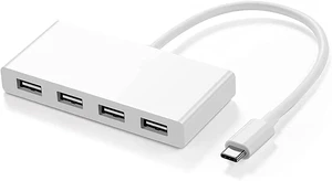 KouRy USB Type C to USB,4-in-1 USB Hub, USB 2.0, Compatible for Type C Laptop, PC, Flash Drive, Mobile HDD (Black) KouRy USB Type C to USB,4-in-1 USB Hub, USB 2.0, Compatible for Type C Laptop, PC, Flash Drive, Mobile HDD (Black)