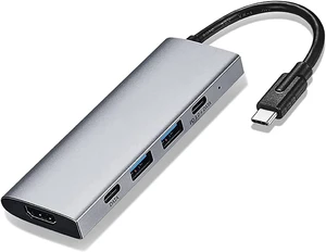 KouRy Docking Station,5 in 1 USB C Hub Adapter USB C Dock with 4K HDMI, 2 USB 3.2 Gen2 Ports, USB C 3.2 Gen2 Ports, USB-C PD 3.0 Ports KouRy Docking Station,5 in 1 USB C Hub Adapter USB C Dock with 4K HDMI, 2 USB 3.2 Gen2 Ports, USB C 3.2 Gen2 Ports, USB-C PD 3.0 Ports
