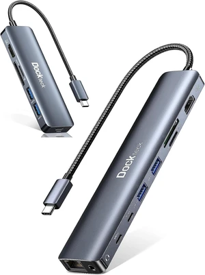 Dockteck 9 in 1 USB C Hub Multiport Adapter Dockteck 9 in 1 USB C Hub Multiport Adapter