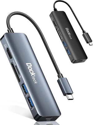 Dockteck 6 in 1 4K 60Hz USB C Hub Multiport Adapter Dockteck 6 in 1 4K 60Hz USB C Hub Multiport Adapter