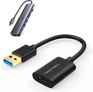 Bundle-2 Items: USB 3.1 USB C to USB Adapter Cable 5Gbps, 7-in-1 USB-C Hub Multiport Adapter 5Gbps Date Ports Bundle-2 Items: USB 3.1 USB C to USB Adapter Cable 5Gbps, 7-in-1 USB-C Hub Multiport Adapter 5Gbps Date Ports