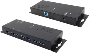 EX-1188HMS-3 7 Ports USB 3.2 Gen1 Metal HUB with 15KV ESD Surge Protection EX-1188HMS-3 7 Ports USB 3.2 Gen1 Metal HUB with 15KV ESD Surge Protection