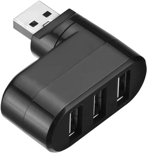 Mini 3 Port USB 2.0 Rotate Splitter Adapter Hub for PC Laptop Notebook Expansion (3 Port USB 2.0) Mini 3 Port USB 2.0 Rotate Splitter Adapter Hub for PC Laptop Notebook Expansion (3 Port USB 2.0)