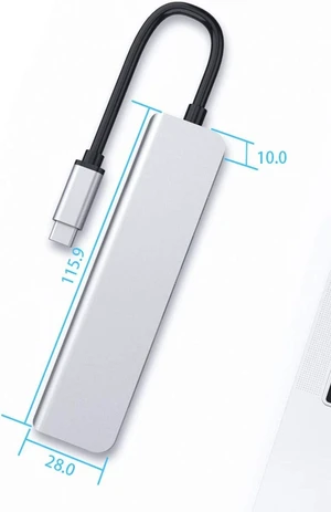 KUNOVA (TM) 6 in 1 USB Type C HUB Converter 4K HDMI, Max 100W PD Power Delivery, 2 USB 3.0, Charging Port, SD / TF Card Reader, for MacBook Pro, Samsung, Chromebook, Dell XPS KUNOVA (TM) 6 in 1 USB Type C HUB Converter 4K HDMI, Max 100W PD Power Delivery, 2 USB 3.0, Charging Port, SD / TF Card Reader, for MacBook Pro, Samsung, Chromebook, Dell XPS