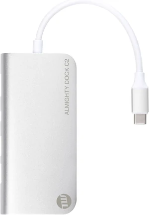 Almighty Dock C2 Multi USB Type C Hub , sliver Almighty Dock C2 Multi USB Type C Hub , sliver