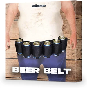 MikaMax - Beer Belt One Size - Beer Gadgets - Bar Gadget - Beer Holder Belt - 6 cans - Can Holder - Beer Lover MikaMax - Beer Belt One Size - Beer Gadgets - Bar Gadget - Beer Holder Belt - 6 cans - Can Holder - Beer Lover