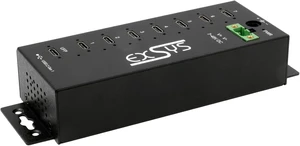 EX-1537HMVS Managed 7-Port USB-C 3.2 Gen 1 Metal HUB with 15KV EDS Surge Protection EX-1537HMVS Managed 7-Port USB-C 3.2 Gen 1 Metal HUB with 15KV EDS Surge Protection