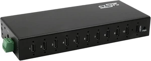 EX-12277HMS 10-Port USB 3.2 Gen 2 Metal Hub with 10x C Ports EX-12277HMS 10-Port USB 3.2 Gen 2 Metal Hub with 10x C Ports