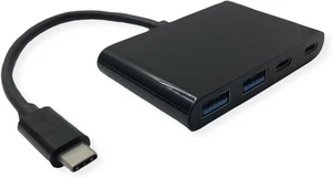 VALUE USB 3.2 Gen 2 Hub, 4x (2x A+ 2x C), Type C Connection Cable VALUE USB 3.2 Gen 2 Hub, 4x (2x A+ 2x C), Type C Connection Cable