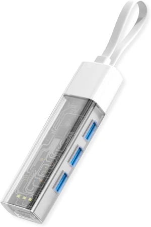 ROLINE Mobile USB 3.2 Gen 1 Hub, 4-Way, Type A+C Connection Cable ROLINE Mobile USB 3.2 Gen 1 Hub, 4-Way, Type A+C Connection Cable
