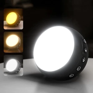 Wireless Light Therapy Lamp, 10000 Lux UV-Free Full-Spectrum Sun Lamp, 3 Color Temperatures, 5 Brightness, Timer, Rechargeable for Home Office Travel Wireless Light Therapy Lamp, 10000 Lux UV-Free Full-Spectrum Sun Lamp, 3 Color Temperatures, 5 Brightness, Timer, Rechargeable for Home Office Travel