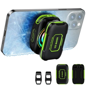 Cell Phone Cooler for Gaming, Magnetic Portable Rechargeable Battery Mobile Phones Radiator with RGB Lights for iPhone Series, iPad Pro, Tablet, TikTok Live Cell Phone Cooler for Gaming, Magnetic Portable Rechargeable Battery Mobile Phones Radiator with RGB Lights for iPhone Series, iPad Pro, Tablet, TikTok Live