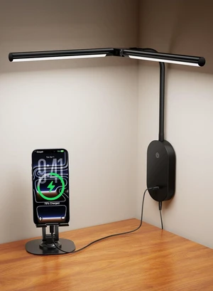 deeloop Wall Reading Light, Dual LED Bars, USB Port, Touch Dimming deeloop Wall Reading Light, Dual LED Bars, USB Port, Touch Dimming